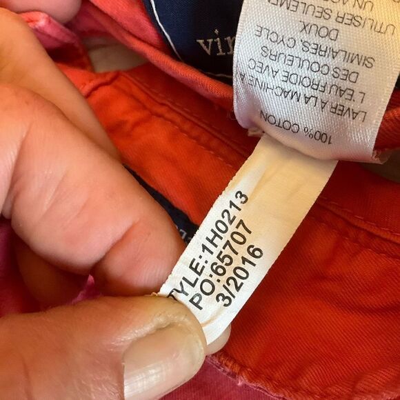 Men’s Vineyard Vines 9” Short. 33”. Salmon - Picture 10 of 10